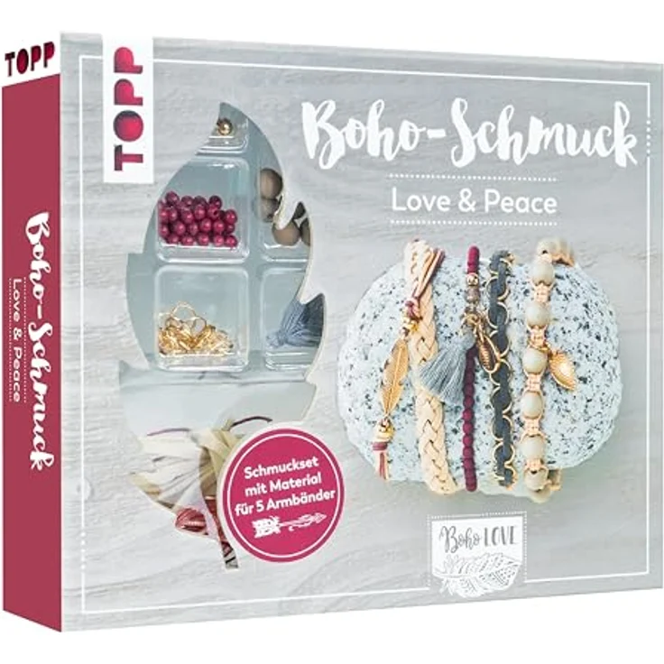 Boho-Schmuckset Love & Peace – Bild 2