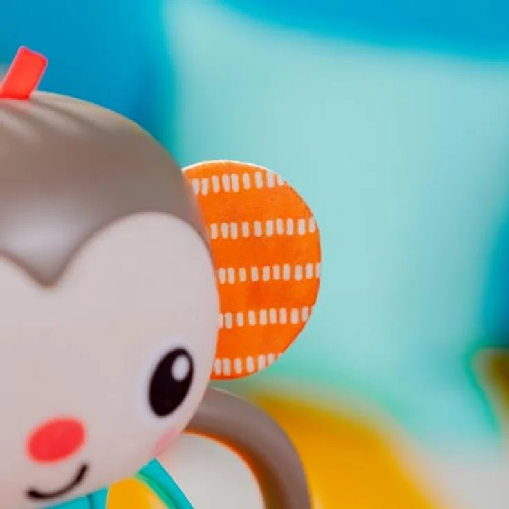 Bright Starts Grab & Giggle Monkey™ Multi-Sensory Toy, Greifspielzeug mit Sound und über 20 Geräuschen, für Babys ab 6 Monaten – Bild 6