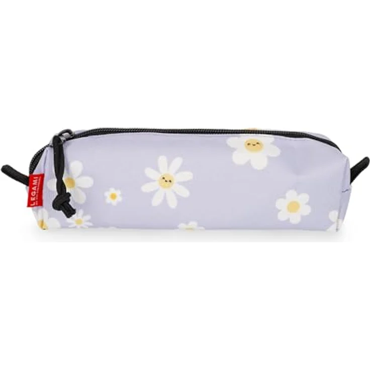 LEGAMI My Pencil Case Daisy, Reißverschluss-Federmäppchen aus recyceltem Polyester, L 22 x H 6 x W 6 cm – Bild 3