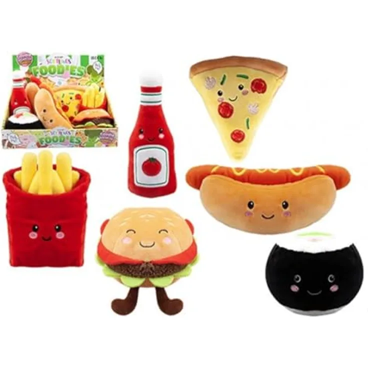PMS Softlings Fast Foodies Plüschtiere, 16 cm, verschiedene Designs