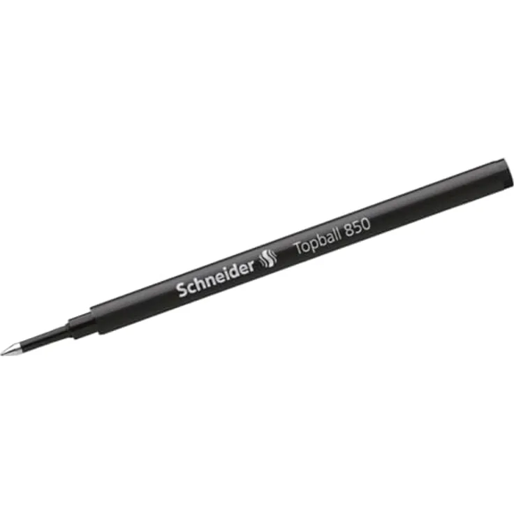 SCHNEIDER NOVUS Tintenrollermine Topball 850 0.5mm, Ersatzmine in Schwarz, umweltfreundlich und langlebig