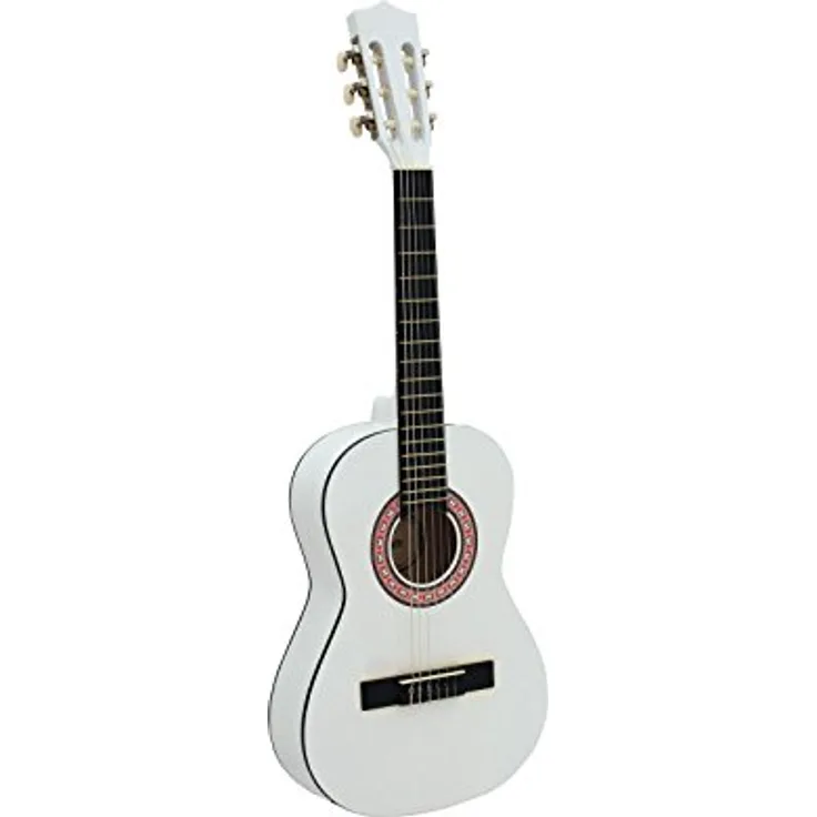 DIMAVERY AC-303 Klassikgitarre 1/2, weiß | Klassische Gitarre 1/2