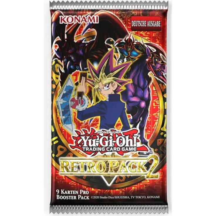 Durchgeknallt -Top Media YGO RetroPack2 Booster, Sammelkarten für Zeitzauberer-Formatspieler
