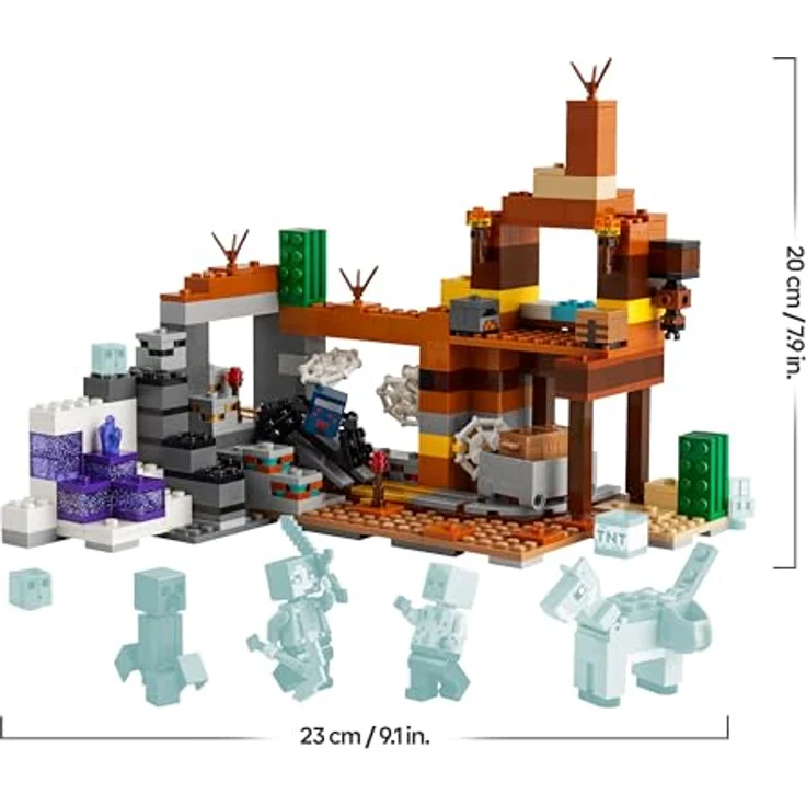 LEGO® Konstruktionsspielsteine Die Mine in den Badlands (21263), LEGO Minecraft, (538 St), Made in Europe – Bild 9