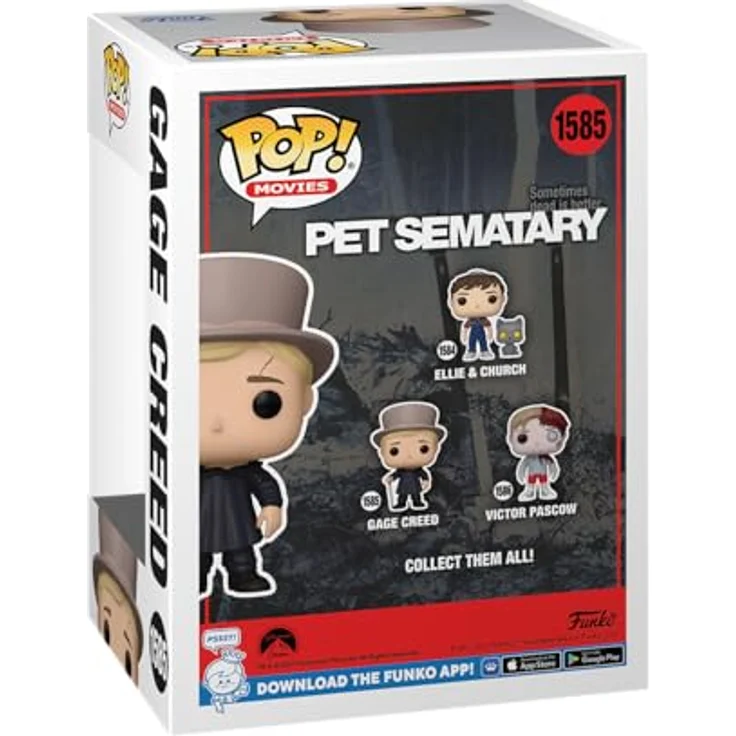 Funko Pop! Movies: Pet Sematary - Gage Creed - Vinyl-Sammelfigur, 9,5 cm, offizielles Merchandise für Pet Sematary 1986 Fans – Bild 3