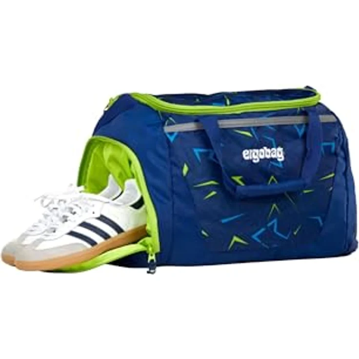ergobag Sporttasche (kein Set, kein Set), Praktisches Nass bzw. Schuhfach, Kinder, blau – Bild 3
