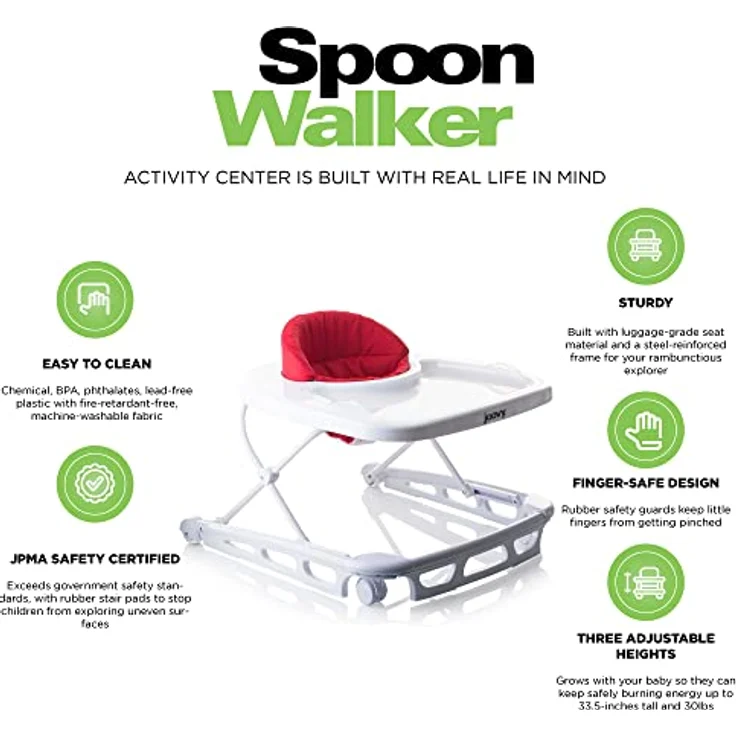 Joovy 00121 Spoon Walker, rot - Preisvergleich – Bild 6