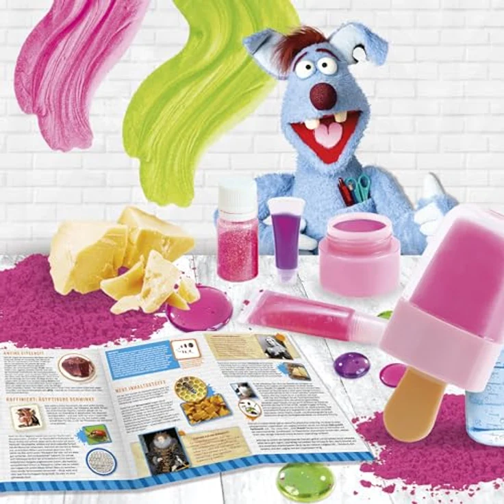 Lisciani WOOZLE GOOZLE Kosmetikwissenschaft Set, DIY Lipgloss im Eisförmchen für Kinder ab 7 Jahren, natürliche Inhaltsstoffe, hergestellt in Italien – Bild 2