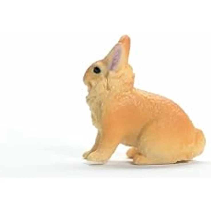 Schleich Löwenkopfkaninchen, Zwergkaninchen mit charakteristischer Mähne, ca. 4,2 x 2,2 x 4,5 cm, Farm World (13974) – Bild 4