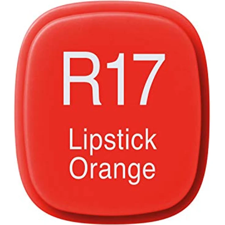 Copic Classic Marker Typ R - 17, Lipstick Orange, professioneller Layoutmarker mit dualem Spitzensystem und schnelltrocknender Tinte – Bild 3