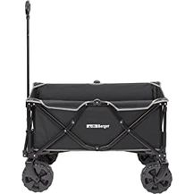 Bild für BERGER stabil Bollerwagen faltbar Beach │ Handwagen Transportwagen Transportkarre Strandwagen Gartenwagen │ belastbar bis 100 kg
