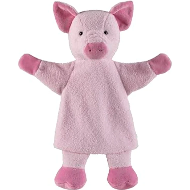 Sterntaler Handpuppe Schwein, weiches Spielzeug für Kasperle Theater, zum Geschichten erzählen und erstes Rollenspiel, für Mädchen und Jungen – Bild 1