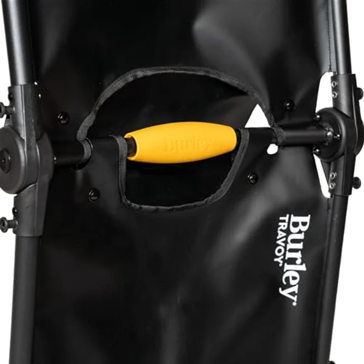 Burley Fahrradlastenanhänger, Fahrrad-Lasten-Anhänger Travoy, 27 kg Tragfähigkeit, faltbar, schwarz – Bild 6
