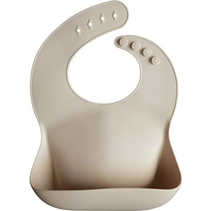 Mushie Silikon-Lätzchen Shifting Sand Braun sand - Preisvergleich – Bild 2