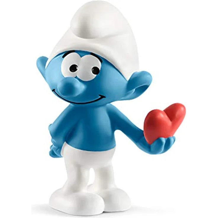 SCHLEICH 20817 - Schlumpf mit Herz, The Smurfs?, Mehrfarbig – Bild 2