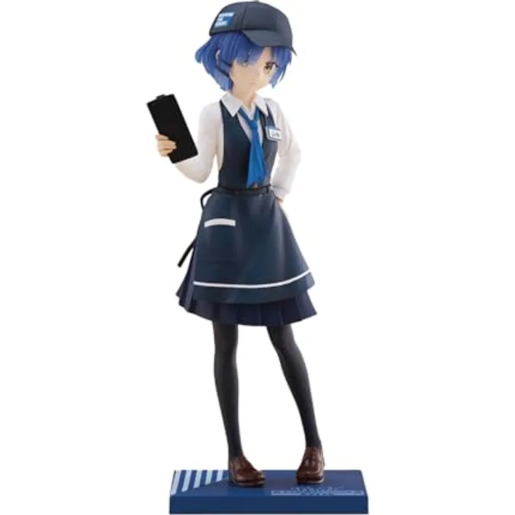 FuRyu Bocchi the Rock! Tenitol PVC Statue Ryo Yamada Cafe Style Ver. 21 cm, detailreiche Sammelfigur in bedruckter Box