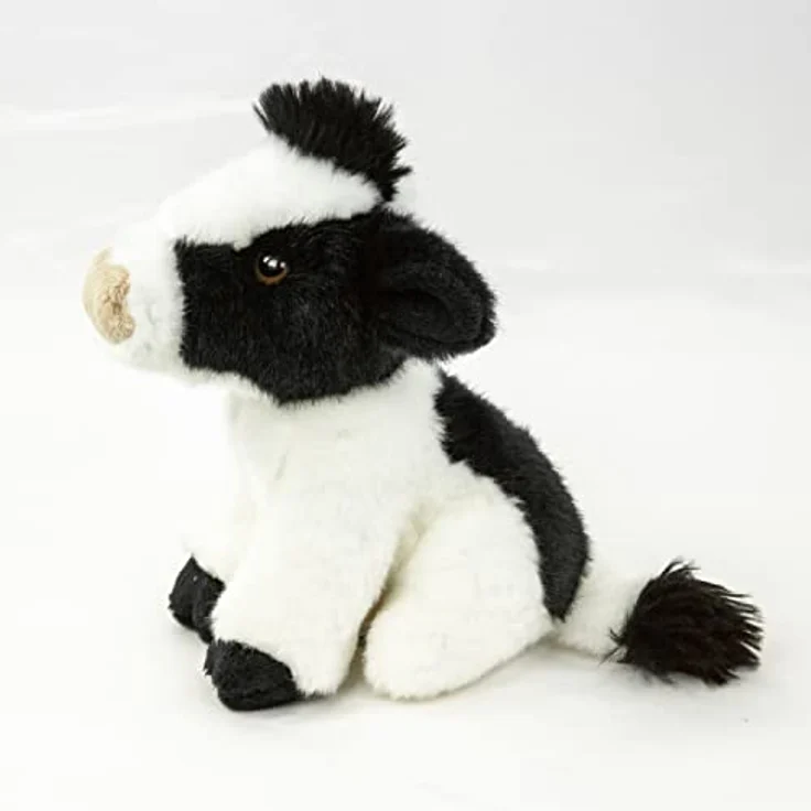 Teddys Rothenburg Kuscheltier Kuh Rind 18 cm sitzend, schwarz/weiß, waschmaschinenfest bis 30°C – Bild 2