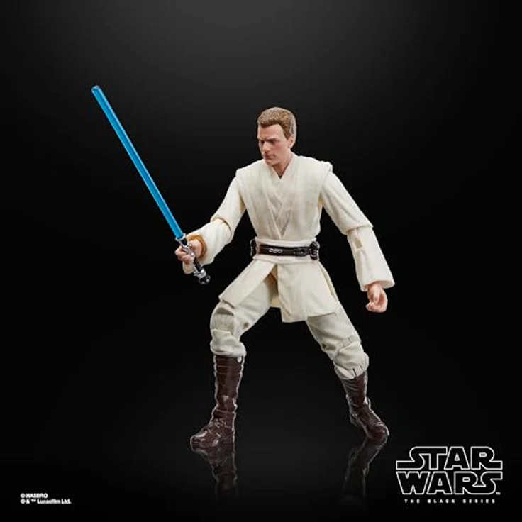 Star Wars The Black Series Qui-Gon Jinn, Darth Maul, Obi-Wan Kenobi Actionfiguren Set, 15,2 cm mit Lichtschwert-Zubehör, Fensterbox-Verpackung – Bild 5