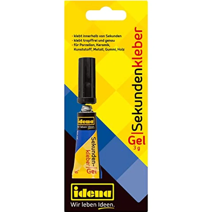 Idena - Sekundenkleber Gel, 3 g, Tube – Bild 3