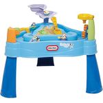 little tikes Bluey Beach Water Table, 2-in-1 Wassertisch mit 6 Zubehörteilen und Bluey Figuren, für Kinder von 1-6 Jahren