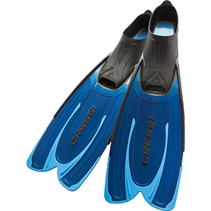 Cressi Agua Set - Set Maske Schnorchel und Flossen, Farbe Blu – Bild 2