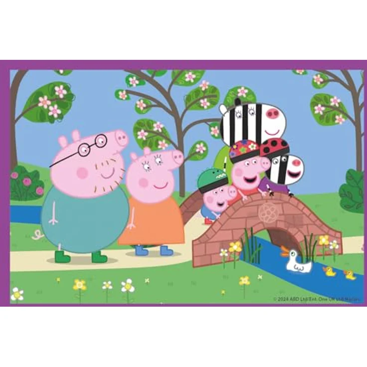 Clementoni Peppa Pig 6 Würfel Puzzle Kinder - Sensorik- & Motorikspielzeug für Kinder ab 3 Jahren – Bild 2