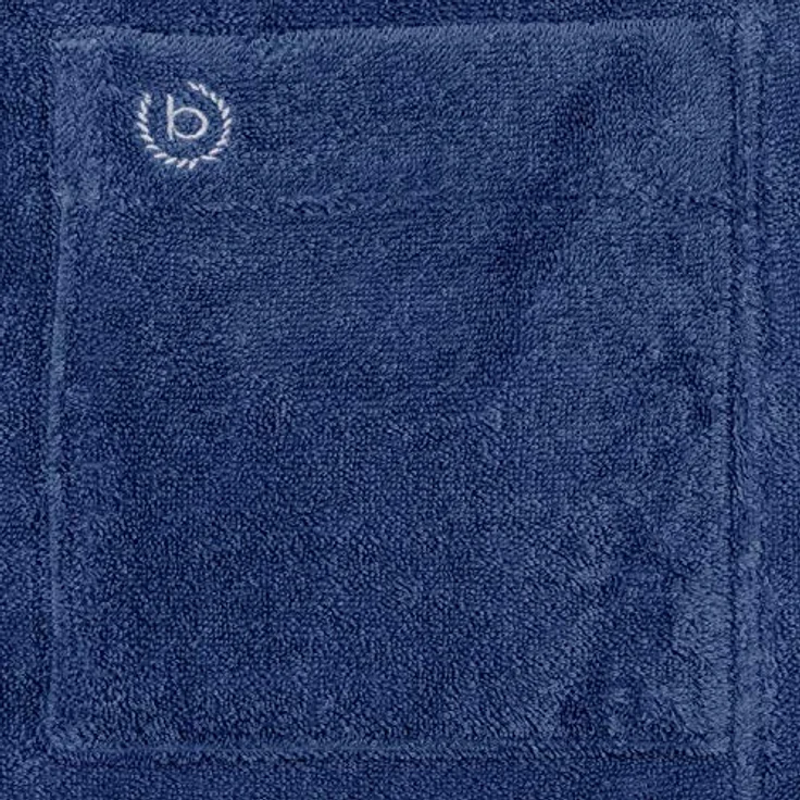 Bugatti Stefano Herren Bademantel mit Kapuze, 100% SUPERSOFT-Baumwolle, marine blau – Bild 5