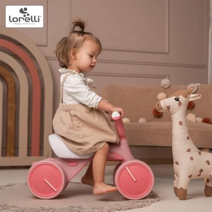 Lorelli Rutschfahrzeug Sunny Road Musik, ergonomischer Rutscher mit Licht und Musik, für Kinder ab 1 Jahr, max. 20 kg, verstellbarer PU-Kunstledersitz, EVA-Reifen, blau – Bild 9