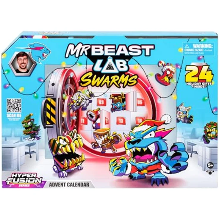 Moose MRBEAST LAB Swarms S3 Advent Calendar, 24 Überraschungen für Kinder und Erwachsene, inspiriert von MrBeast – Bild 1