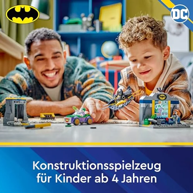 LEGO Batman Bathöhle mit Batman, Batgirl und Joker, Superhelden-Spielzeug, Spielzeugauto für Jungen, Mädchen und Junge Superhelden ab 4 Jahren 76272, von LEGO – Bild 2