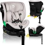 lionelo Autokindersitz HARMONY I-SIZE, ab Geburt bis 12 Jahre, 0-36 kg, (Set), Basis 360'/ISOFIX/i-Size/Gürtelalarm, Bambusstoff, viele Annehmlichkeiten - Preisvergleich