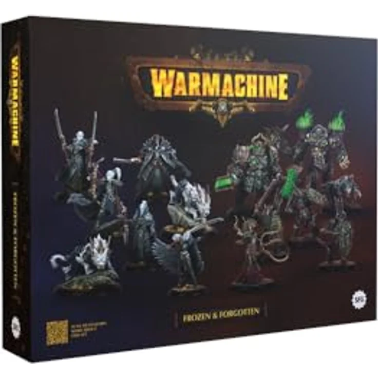 Steamforged Games Warmachine: Frozen & Forgotten, Brettspiel mit detaillierten Miniaturen der Nyss-Jäger und Orgoth Graveborn