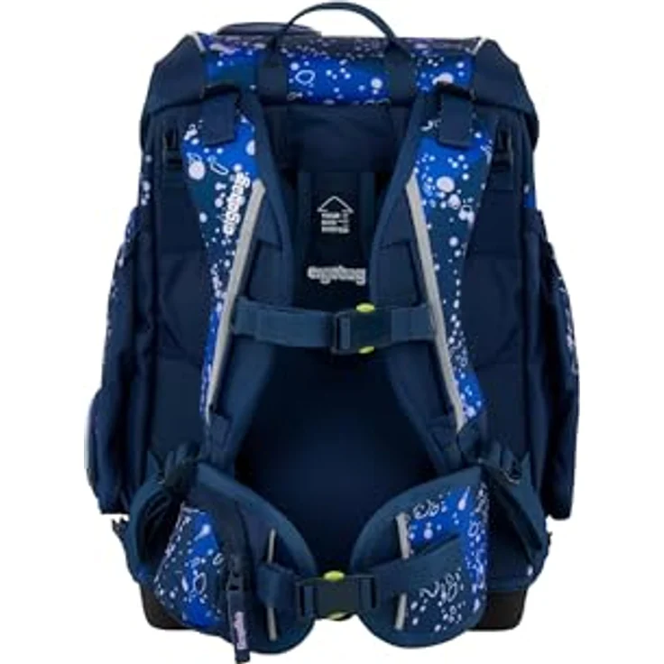 ergobag cubo Set ergonomischer Schulranzen 5-teilig, ideal für die 1. Klasse, individuell anpassbares Tragesystem, reflektierend, aus 27,7 recycelten PET-Flaschen – Bild 5