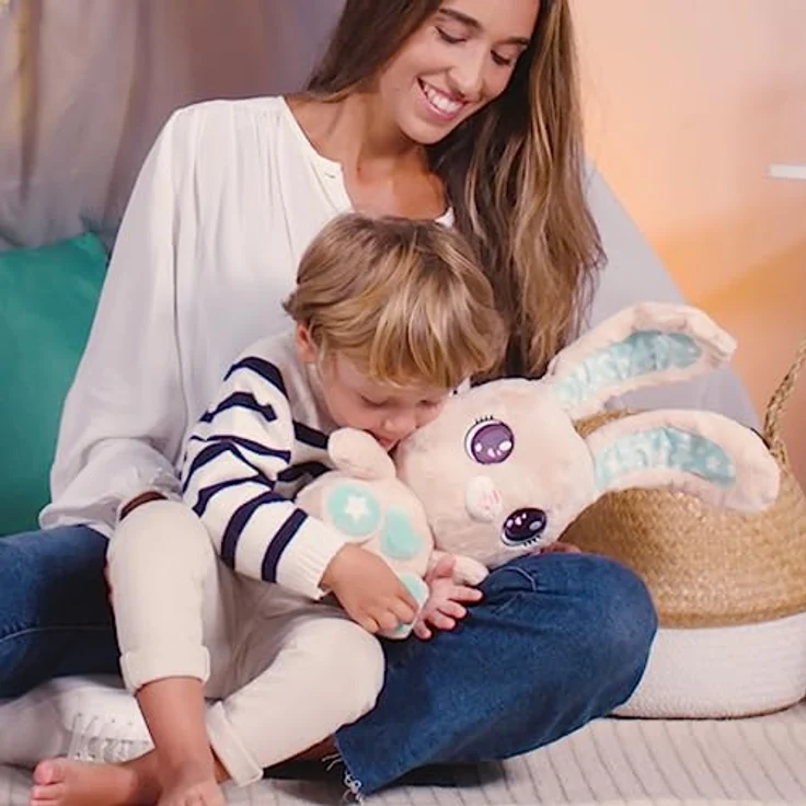 IMC Toys IM88955, interaktives Plüschtier mit Nachtlichtmodus, geeignet für 0,5 Jahre, inklusive AA Batterien – Bild 6
