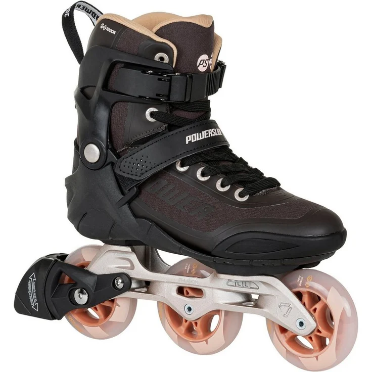 Powerslide Inlineskates Phuzion Radon Bronze 90, Fitness Skate mit TRINITY 3-Punkt Montagesystem – Bild 1