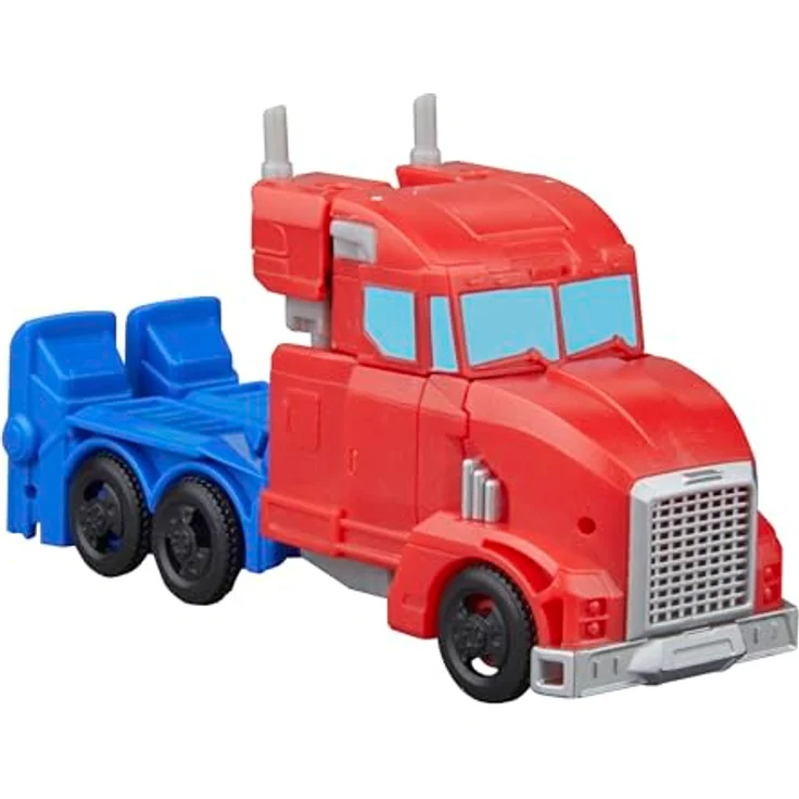 Transformers EarthSpark Optimus Prime Battle-Anhänger Spielset, 2-in-1 Spielset mit Lichtern und Geräuschen, inklusive Projektile – Bild 4