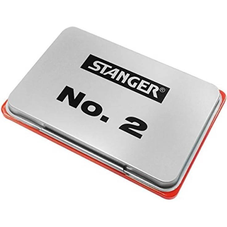 STANGER Stempelkissen No 2, rot, 108 x 70 mm, für präzise Stempelabdrücke, nachfüllbar – Bild 2