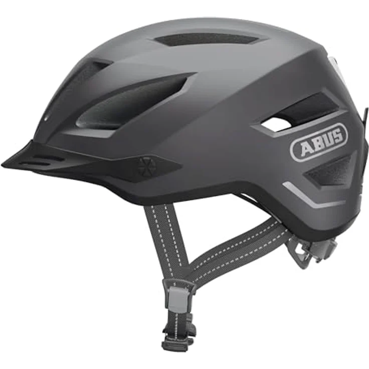 Abus Pedelec 2.0, Kinderfahrradhelm, Titan, 51-55 cm – Bild 1