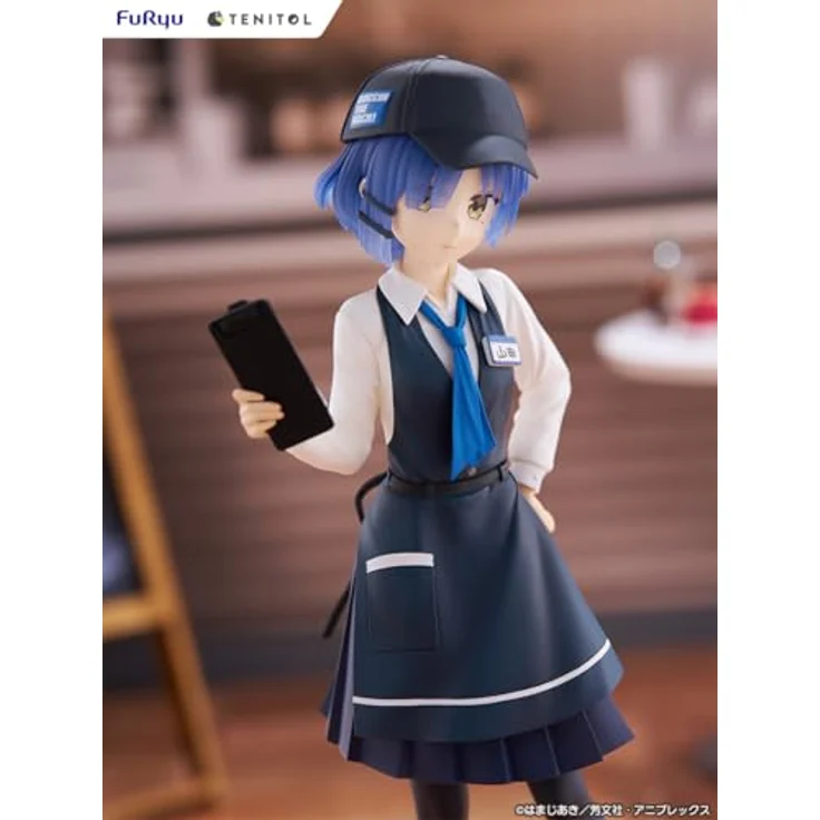 FuRyu Bocchi the Rock! Tenitol PVC Statue Ryo Yamada Cafe Style Ver. 21 cm, detailreiche Sammelfigur in bedruckter Box – Bild 3
