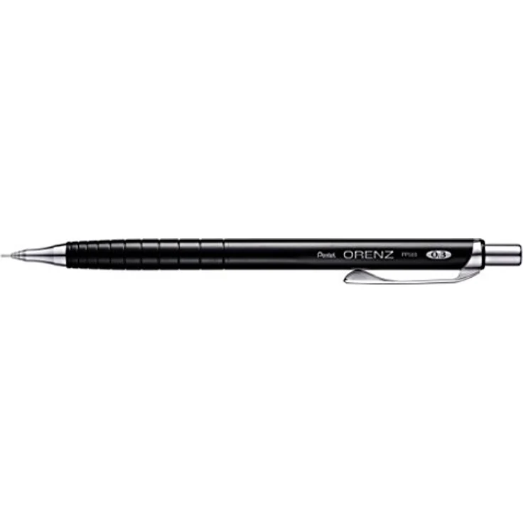 Pentel Orenz Druckbleistift schwarz B 0,3 mm, bruchfest mit integriertem Radiergummi und rutschfester Griffzone – Bild 3