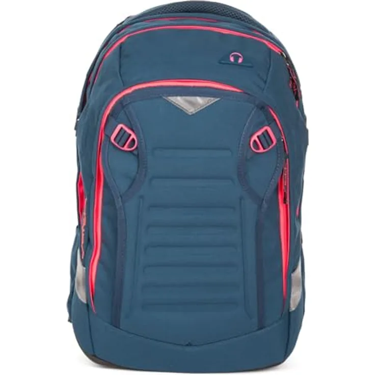Satch Schulrucksack Match - Motiv: Magic Mallow, 45 cm, 30 Liter, 1,4 kg - Farbe: schwarz,blau