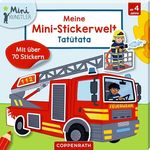 COPPENRATH DIE SPIEGELBURG Sticker Set, Meine Mini-Stickerwelt: Tatütata, für Kinder ab 4 Jahren, mit Bildkarten und über 40 Stickern