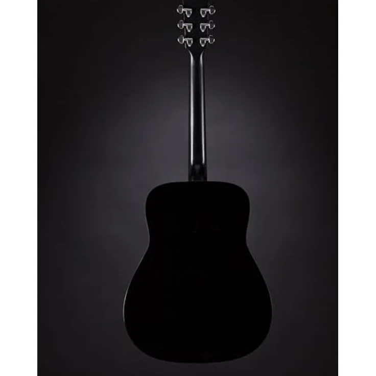 Yamaha FG800 BL, Akustik Gitarre mit massivem Fichtentop, Nato-Hals, Okoume-Korpus, schwarzen Die-cast Chrome Hardware und Rosewood-Griffbrett – Bild 4