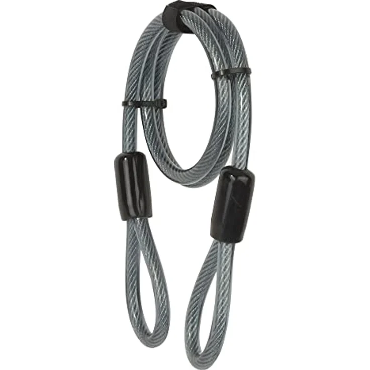 YALE -Sicherheitskabel 1200 mm - YC1/10/120/1 - Flexibles Stahlkabel - Leichtes Zubehör und zusätzliche Sicherheit für Ihr Fahrrad – Bild 2