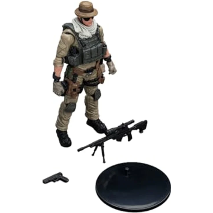 Joy Toy Hardcore Coldplay Actionfigur 1/18 U.S. Army Delta Assault Squad Sniper, beweglich, 11 cm, Zubehör enthalten – Bild 3