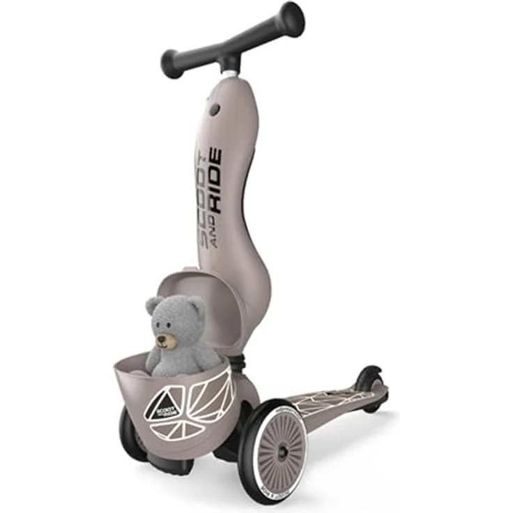 Scoot and Ride Scoot&Ride Highwaykick 1 Lifestyle - Rutscherfahrzeug und Scooter, 2in1 Kickboard/Kickboard mit Sitz, für Kinder von 1-5 Jahren, grün – Bild 10