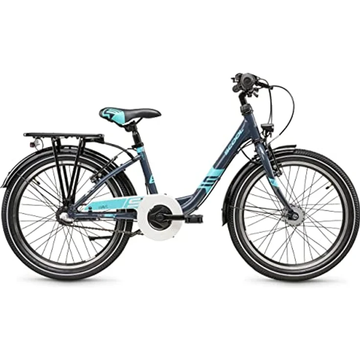 S'COOL Wave Steel LTD Jugendfahrrad für Mädchen | 20, 24 und 26 Zoll | Shimano Nexus 3-Gang Schaltung | StVZO Beleuchtung | Stahlrahmen | Limited Edition – Bild 1