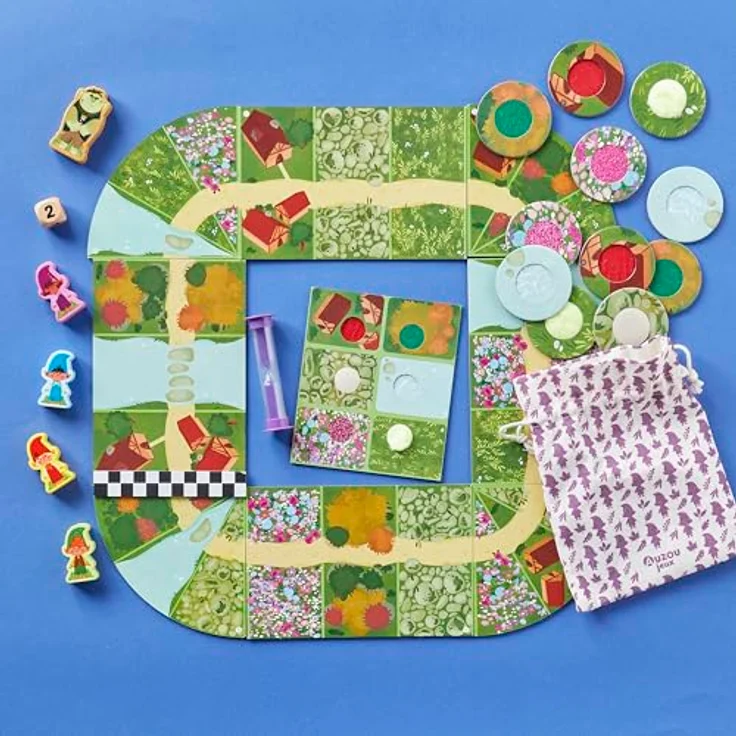 Auzou Fühl und weg! Brettspiel für Waldelfen mit Tastlauf und Fühlplättchen – Bild 7