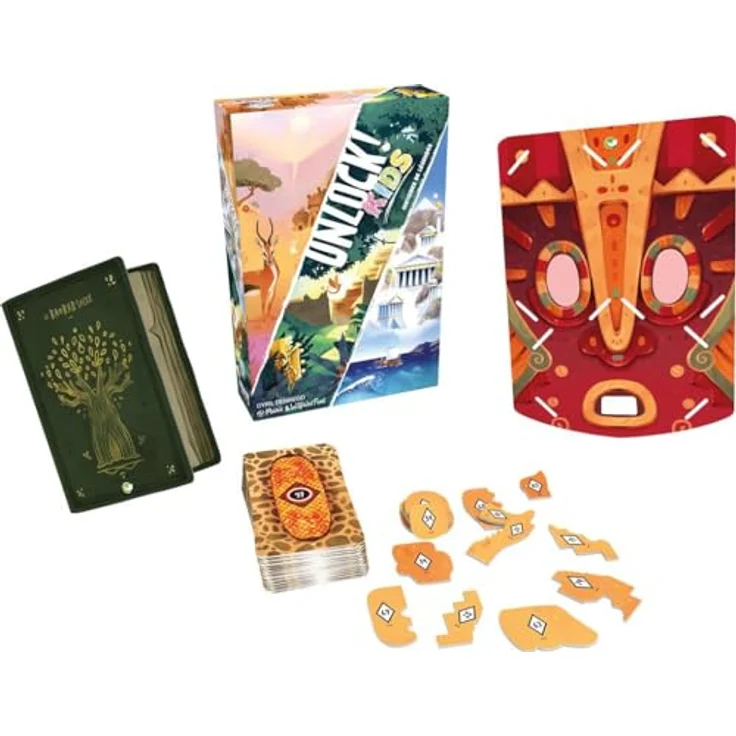 Space Cowboys Unlock! Kids : Histoires de Légendes - Kooperatives Brettspiel für Kinder ab 6 Jahren, 6 Abenteuer in mythologischen Welten, Spieldauer 20 Minuten – Bild 3