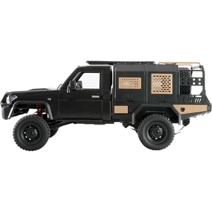 Amewi Toyota Land Cruiser Crawler 4WD 1:12 RTR, ferngesteuertes RC Fahrzeug mit metallischem Chassis und LED-Beleuchtung – Bild 3